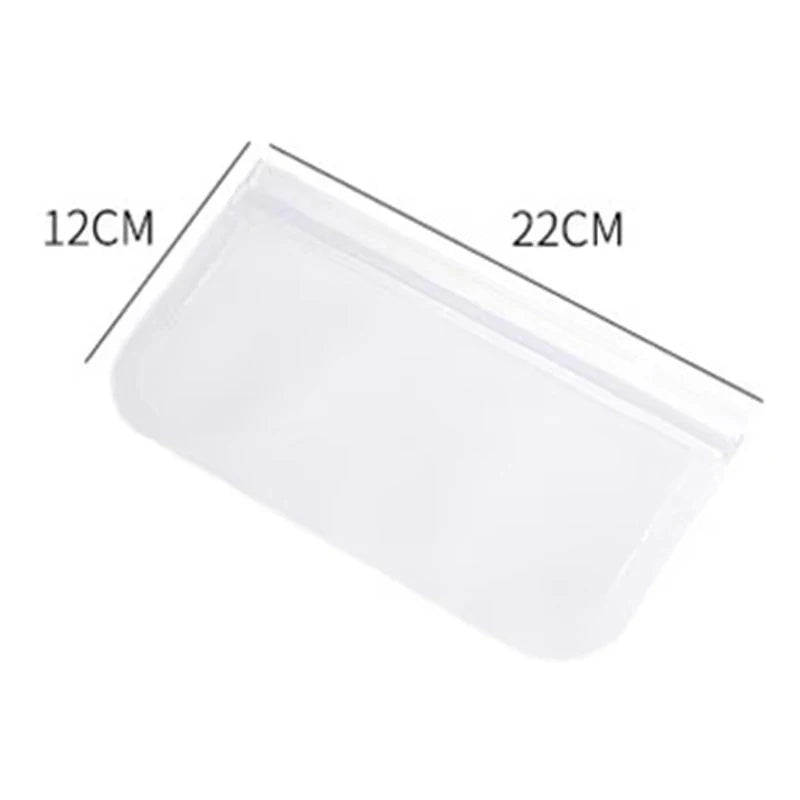 Silicone Food Storage Containers Fruit Vegetables Fresh Bag Fridge Organizer Pouch Sealed Container Fresh Keeping Bags Reusable